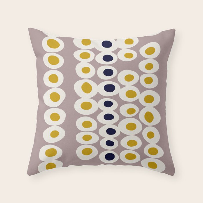 expectant iteration abstract build up Throw Pillow Gallery Image 1