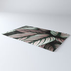 Calathea Whitestar Leaves photography by Ingrid Beddoes  Rug Gallery Image 3