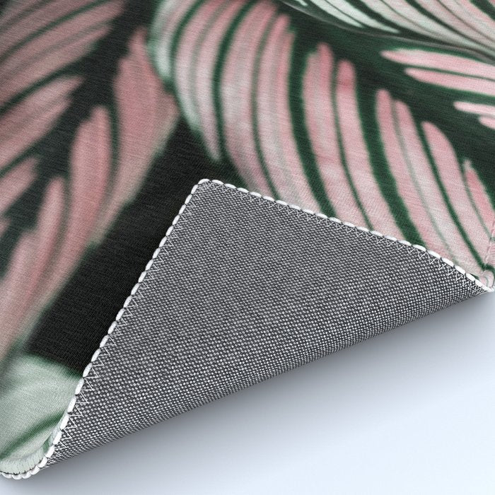 Calathea Whitestar Leaves photography by Ingrid Beddoes  Rug Gallery Image 4