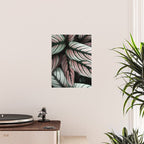 Calathea Whitestar Leaves photography by Ingrid Beddoes  Poster Gallery Image 2