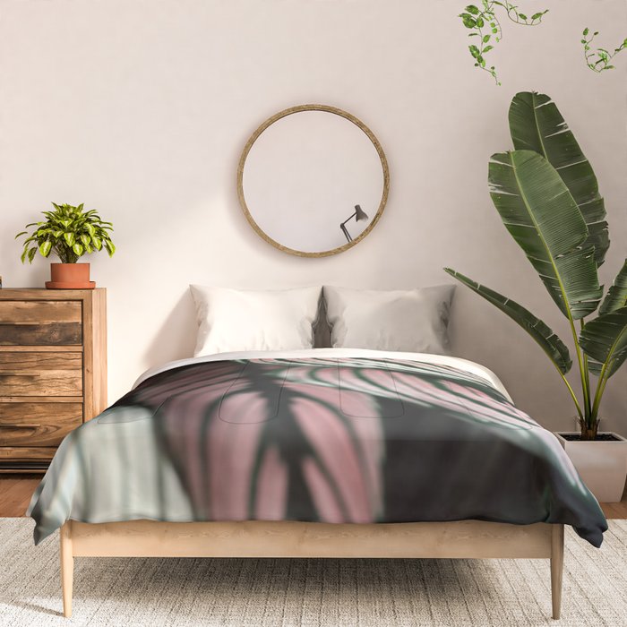 Calathea Whitestar Leaves photography by Ingrid Beddoes  Comforter Gallery Image 3