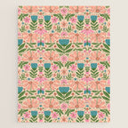 Pretty Floral - sweet pink Jigsaw Puzzle Gallery Image 1