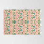 Pretty Floral - sweet pink Rug Gallery Image 2