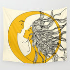 Sun and Moon Wall Tapestry Gallery Image 4
