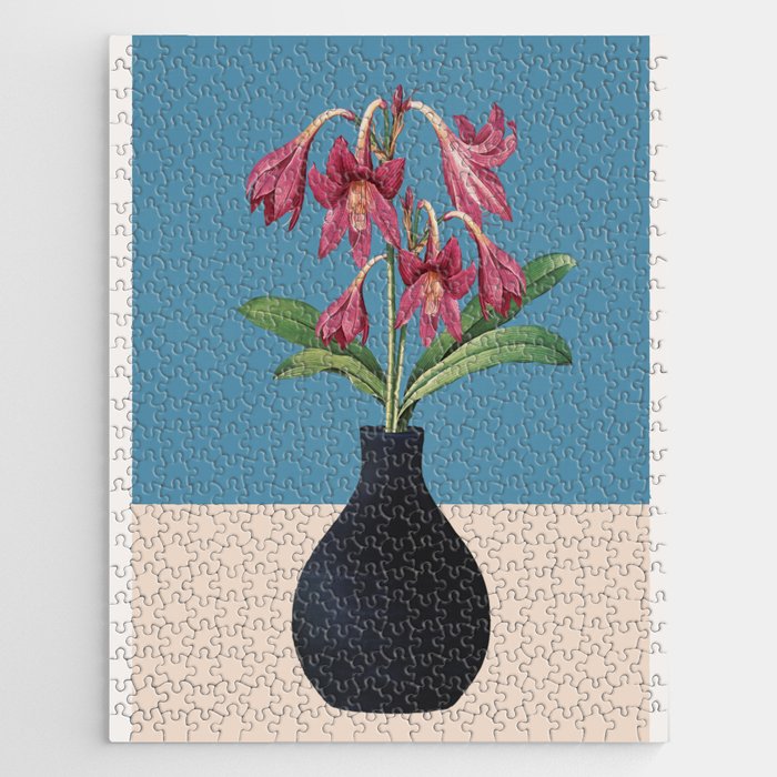 Flowers in Black Vase 1 Jigsaw Puzzle Gallery Image 1