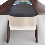 Flowers in Black Vase 1 Table Runner Gallery Image 1
