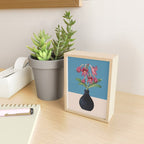 Flowers in Black Vase 1 Mini Art Print Gallery Image 2