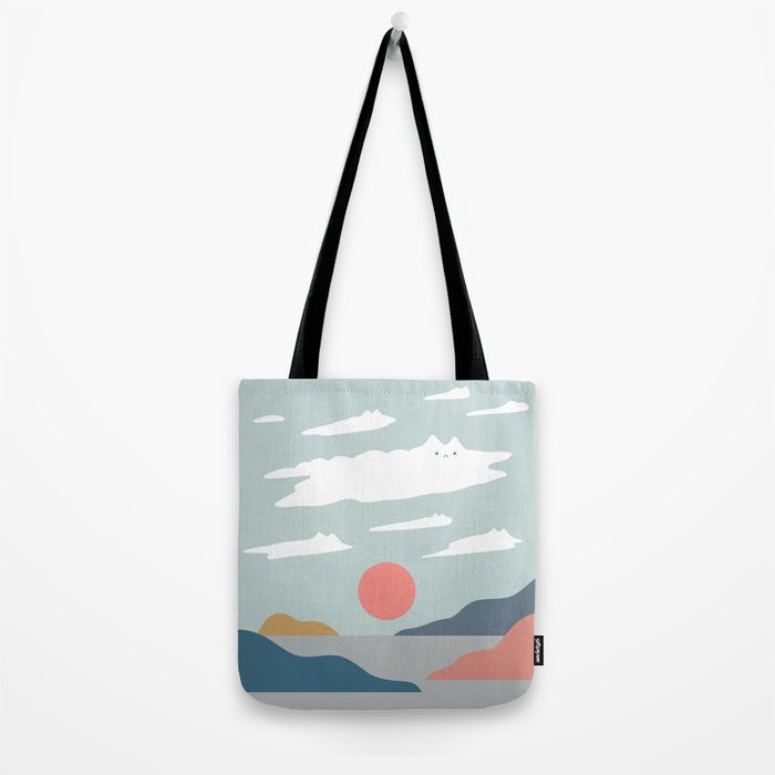 Cat Landscape 23 Tote Bag Gallery Image 2