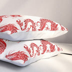 Chinese Dragon - Crimson Palette Pillow Sham Gallery Image 3