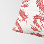 Chinese Dragon - Crimson Palette Pillow Sham Gallery Image 4