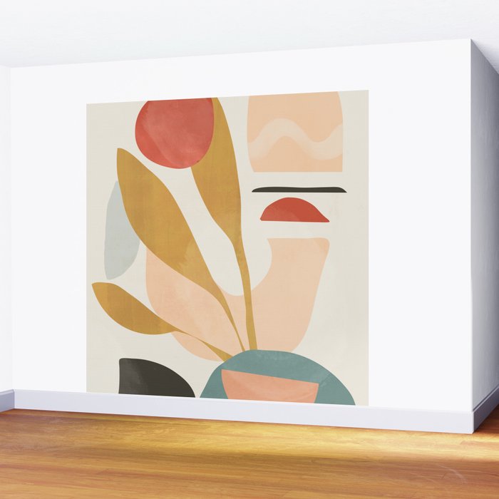 Abstract Shapes 20 Wall Mural Gallery Image 2