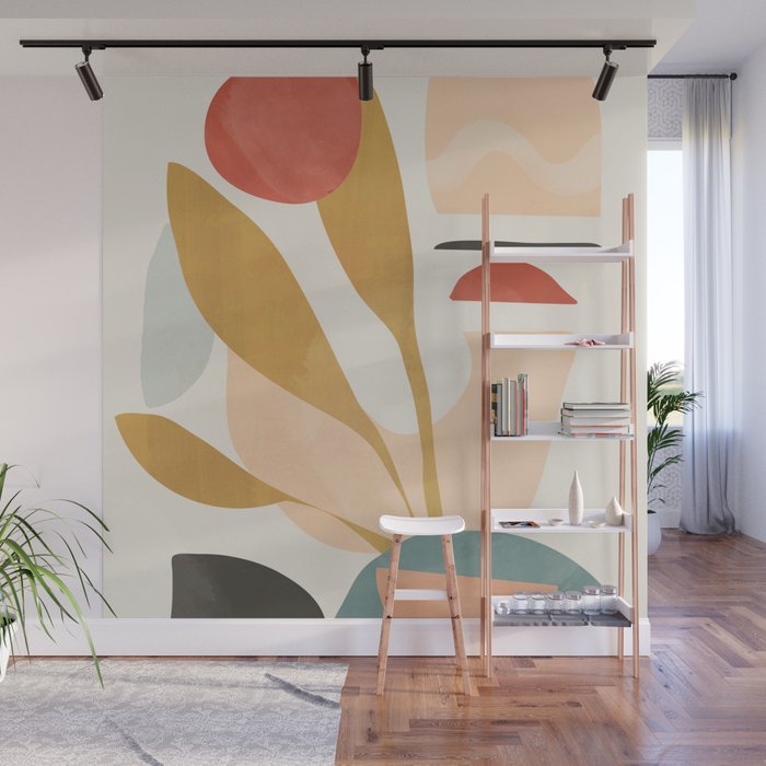 Abstract Shapes 20 Wall Mural Gallery Image 1