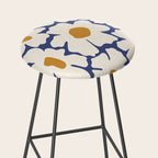 Boho Blue blossom garden  Stool Gallery Image 2