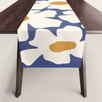 Boho Blue blossom garden  Table Runner Gallery Image 1