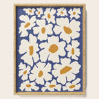 Boho Blue blossom garden  Serving Tray Gallery Image 1