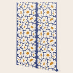 Boho Blue blossom garden  Wallpaper Gallery Image 2
