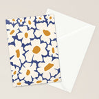 Boho Blue blossom garden  Stationery Card Gallery Image 2