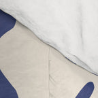 Boho Blue blossom garden  Comforter Gallery Image 4