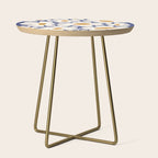 Boho Blue blossom garden  Side Table Gallery Image 1