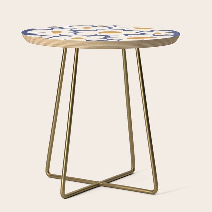 Boho Blue blossom garden  Side Table Gallery Image 1