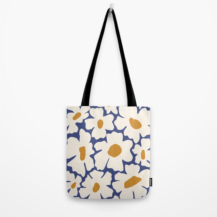 Boho Blue blossom garden  Tote Bag Gallery Image 2