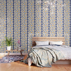 Boho Blue blossom garden  Wallpaper Gallery Image 3