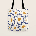 Boho Blue blossom garden  Tote Bag Gallery Image 1