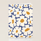 Boho Blue blossom garden  Stationery Card Gallery Image 2