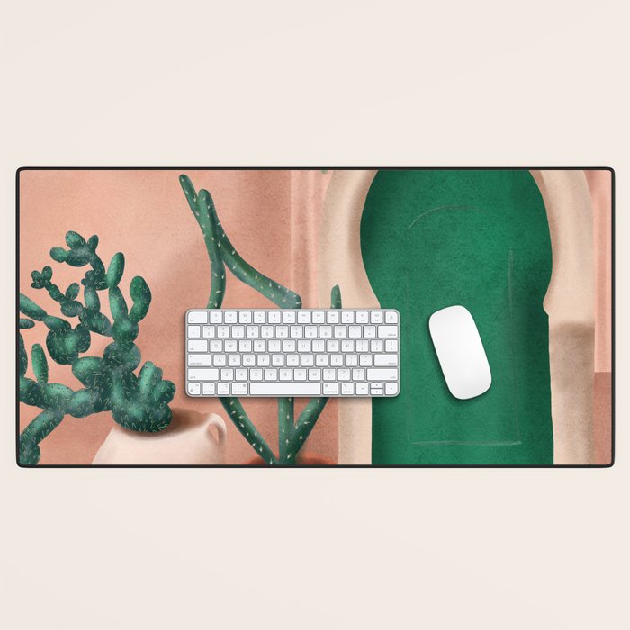 Green Door Desk Mat Gallery Image 1