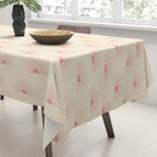 Sunrise - pink and cream Tablecloth Gallery Image 3
