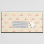 Sunrise - pink and cream Desk Mat Gallery Image 1