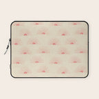 Sunrise - pink and cream Laptop Sleeve Gallery Image 1
