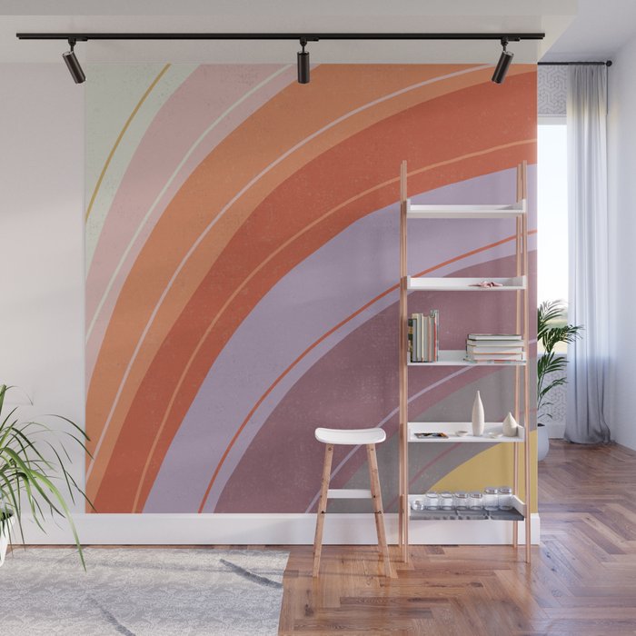 Gigiâs Rainbow Wall Mural Gallery Image 1
