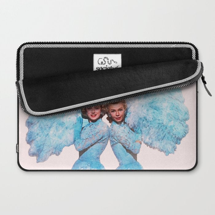Sisters - White Christmas - Watercolor Laptop Sleeve Gallery Image 2