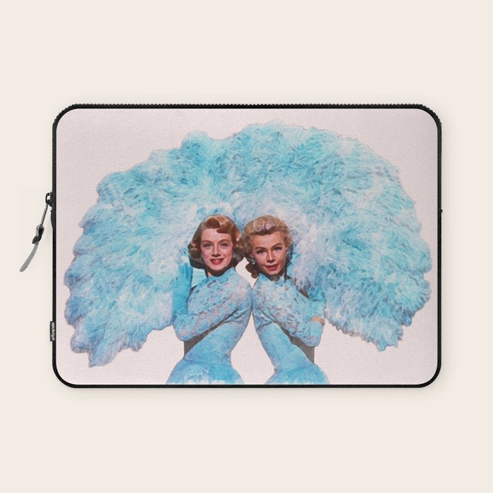 Sisters - White Christmas - Watercolor Laptop Sleeve Gallery Image 1
