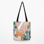Moroccan Bath With Plants #botanical #illustration Tote Bag Gallery Image 2
