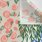 Moroccan Bath With Plants #botanical #illustration Wall Tapestry Gallery Image 3