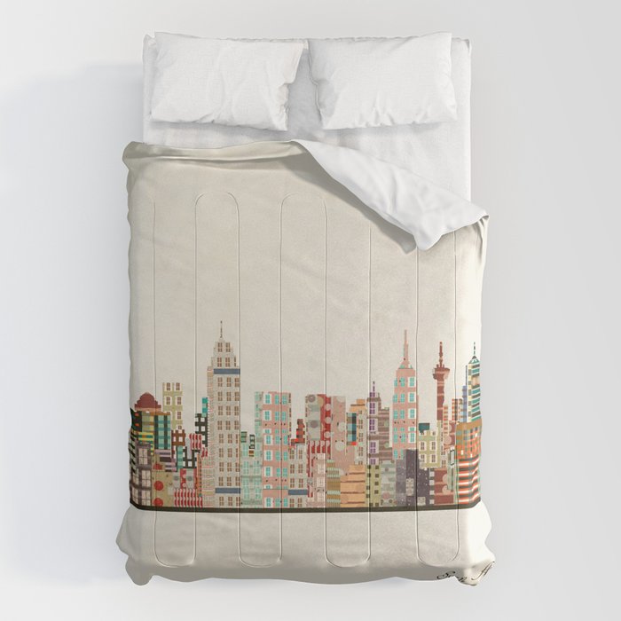 san antonio skyline Comforter Gallery Image 6