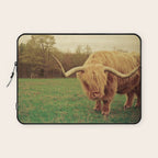 Scottish Highland Steer - regular version Laptop Sleeve Gallery Image 1