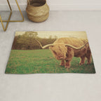 Scottish Highland Steer - regular version Rug Gallery Image 1
