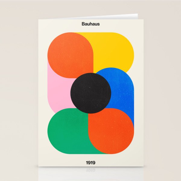 Harmony: Bauhaus 1919 Exhibition 03 Stationery Card Gallery Image 2