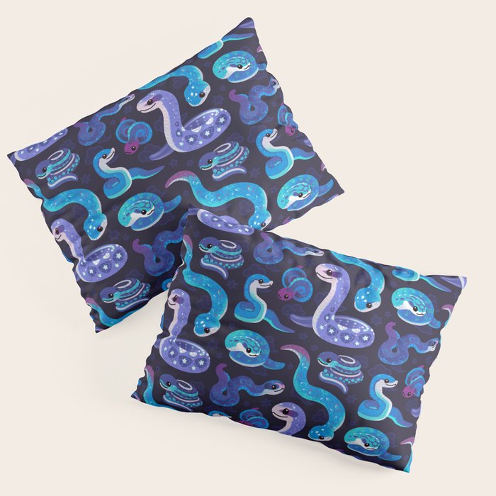 The Year of the Blue Snake Pillow Sham Gallery Image 3