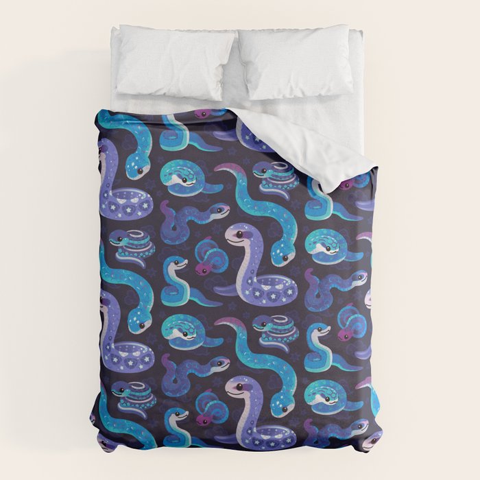The Year of the Blue Snake Duvet Cover Gallery Image 6