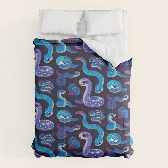 The Year of the Blue Snake Comforter Gallery Image 1