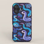 The Year of the Blue Snake iPhone Case Gallery Image 1