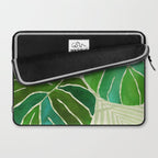 Tropical Plants Monstera Leaf Laptop Sleeve Gallery Image 2