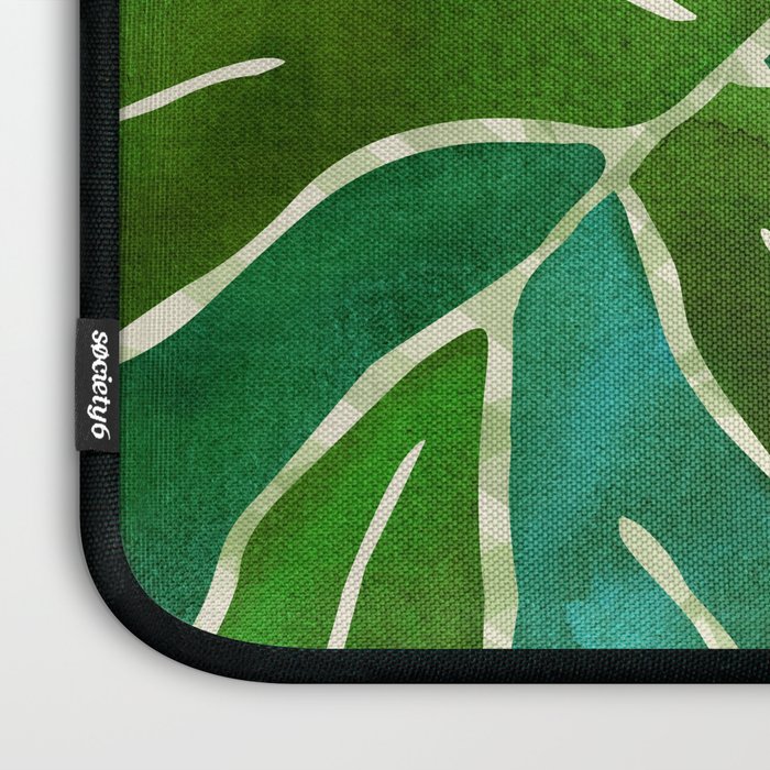 Tropical Plants Monstera Leaf Laptop Sleeve Gallery Image 3