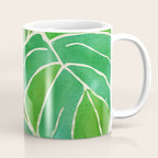 Tropical Plants Monstera Leaf Coffee Mug Gallery Image 1