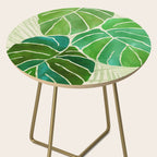 Tropical Plants Monstera Leaf Side Table Gallery Image 2