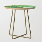 Tropical Plants Monstera Leaf Side Table Gallery Image 1